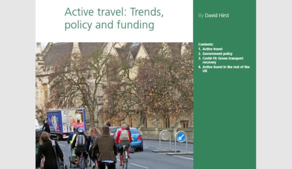 Active travel: Trends, policy and funding